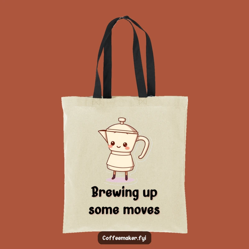 Funny Coffee Pot Shuffle Tote Bag: Carry Your Rhythm in Style