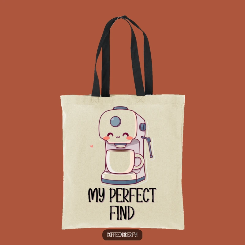 Funny Surprised Coffee Maker Tote Bag: Carry Your Delight with Humorous Style!