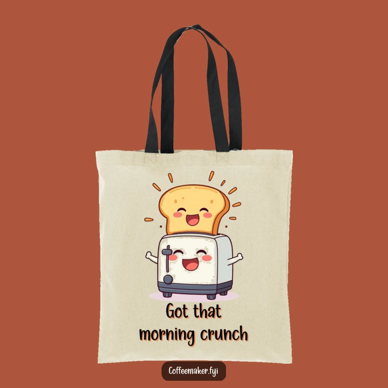 Funny Toaster Toast Explosion Tote Bag - Hilarious Carry-All Gift
